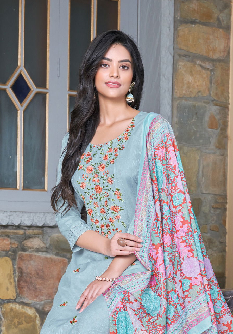 Pink Mirror New Exclusive Wear Designer Fancy Printed Kurti Bottom With Dupatta Collection